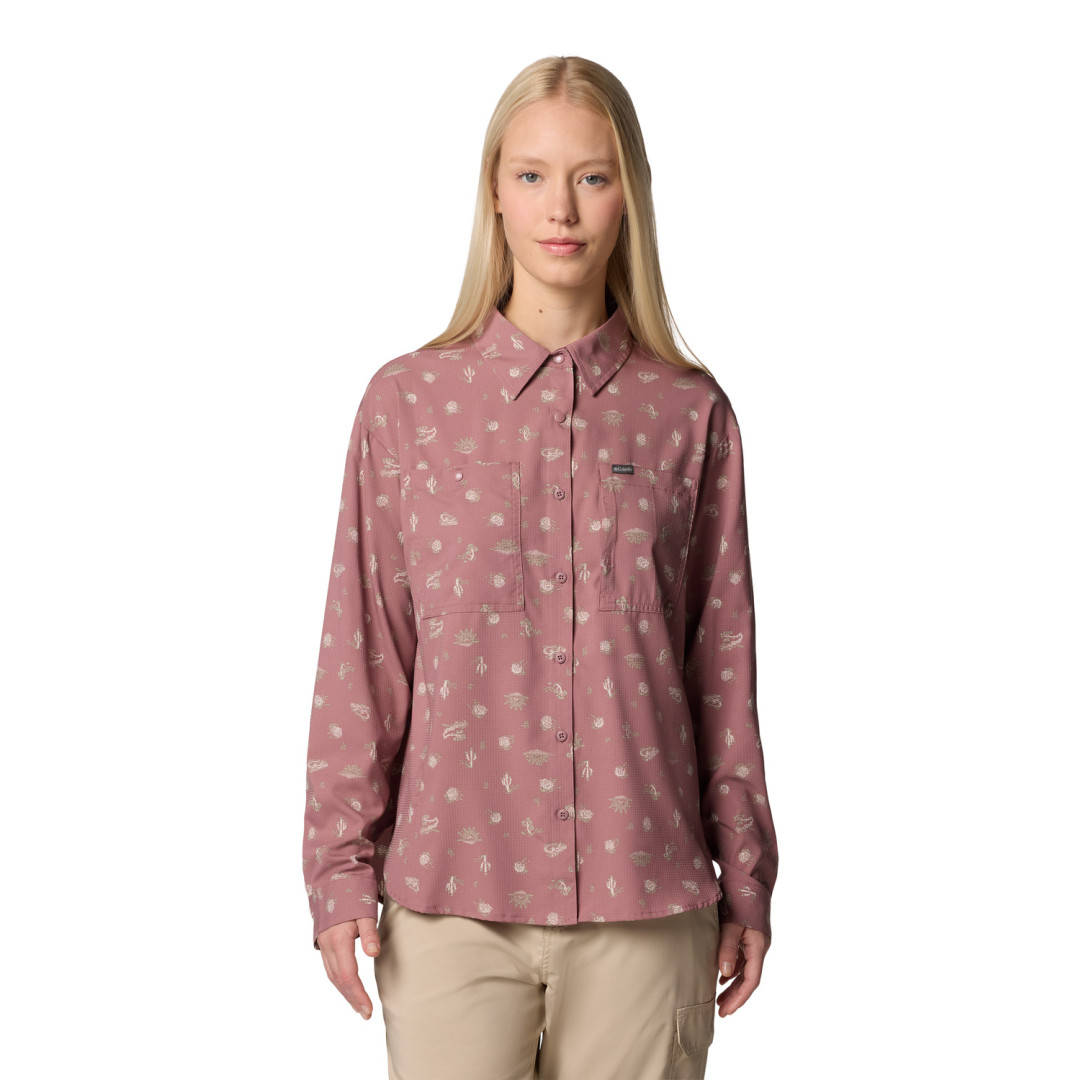 Camisa Silver Ridge Utility Patterned Mujer