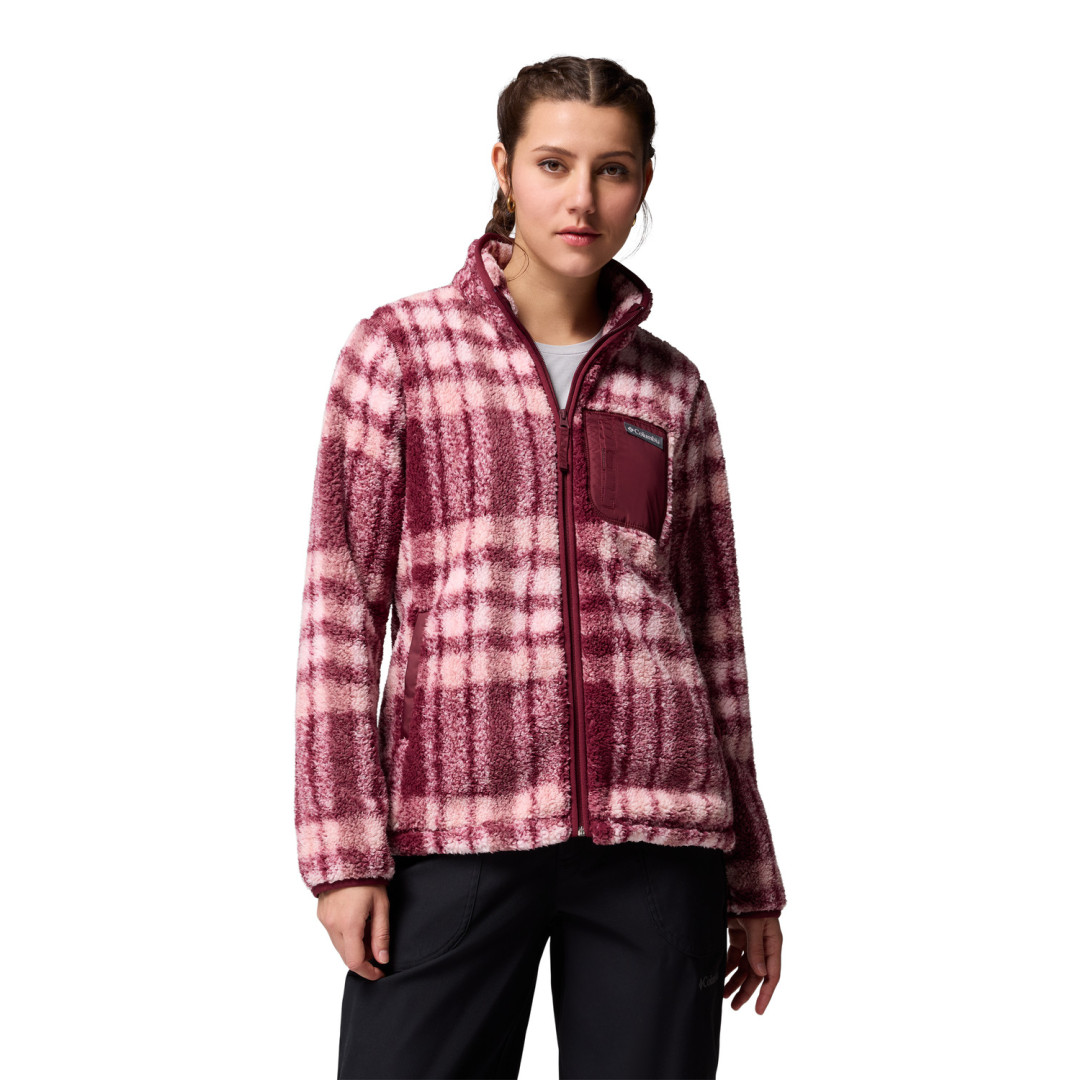 Chompa West Bend Print Full Zip II Mujer