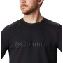 Chompa M Columbia Logo Fleece Crew Black Timberli Hombre