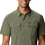 Camisa Newton Ridge Short Sleeve Stone Green HOMBRE
