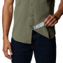 Camisa Newton Ridge Short Sleeve Stone Green HOMBRE